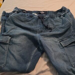 Hollister Denim Blue Joggers